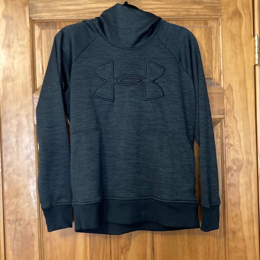Black Under Armour Loose Fit Cold Gear Hoodie